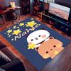Custom Personalization Bubu and Dudu Print Area Rug - Soft, Washable Non-Slip Indoor Mat,Living Room,Home&Office Decorative Rug