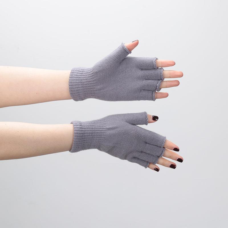 Outdoor Warm Wrist Knitted Elastic Gloves Unisex Half Finger Wrist Warm Working 1Pair Glove Autumn Hiking Cycing Sports Gloves