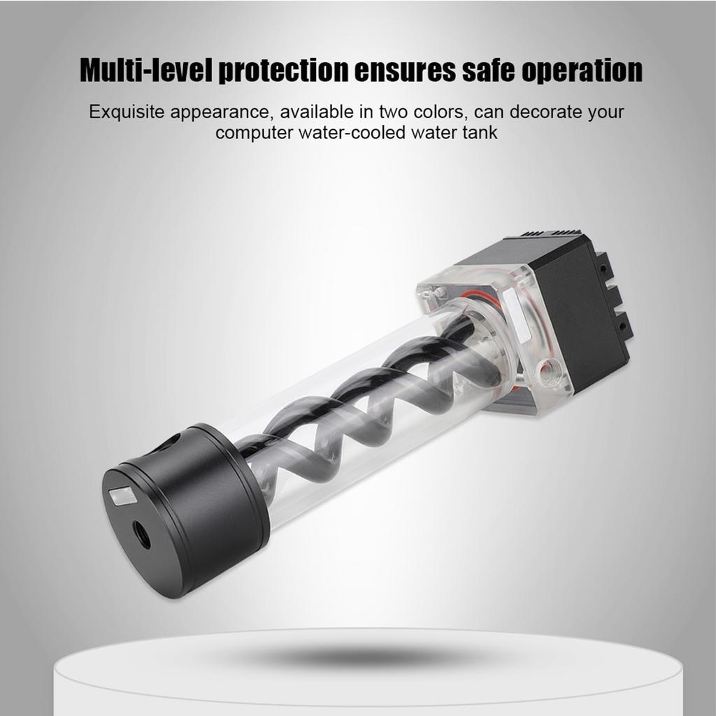 Water Cooling Pump Tank Aluminum Anode 4 Meters Head Computer Accessories PUBFS6MB24