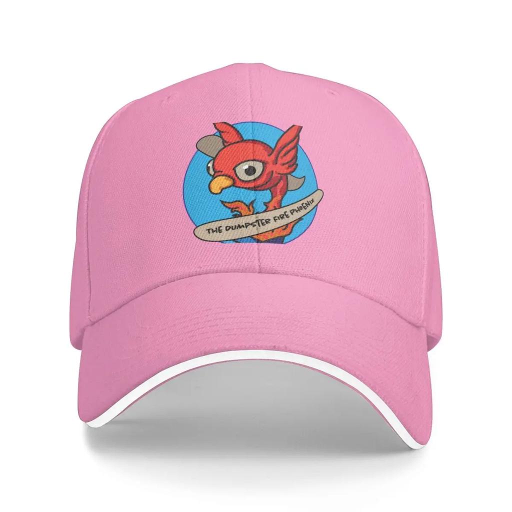 The Dumpster Fire Phoenix Baseball Cap Bobble Hat Beach Outing Cosplay Hood Golf Wear Men Womens