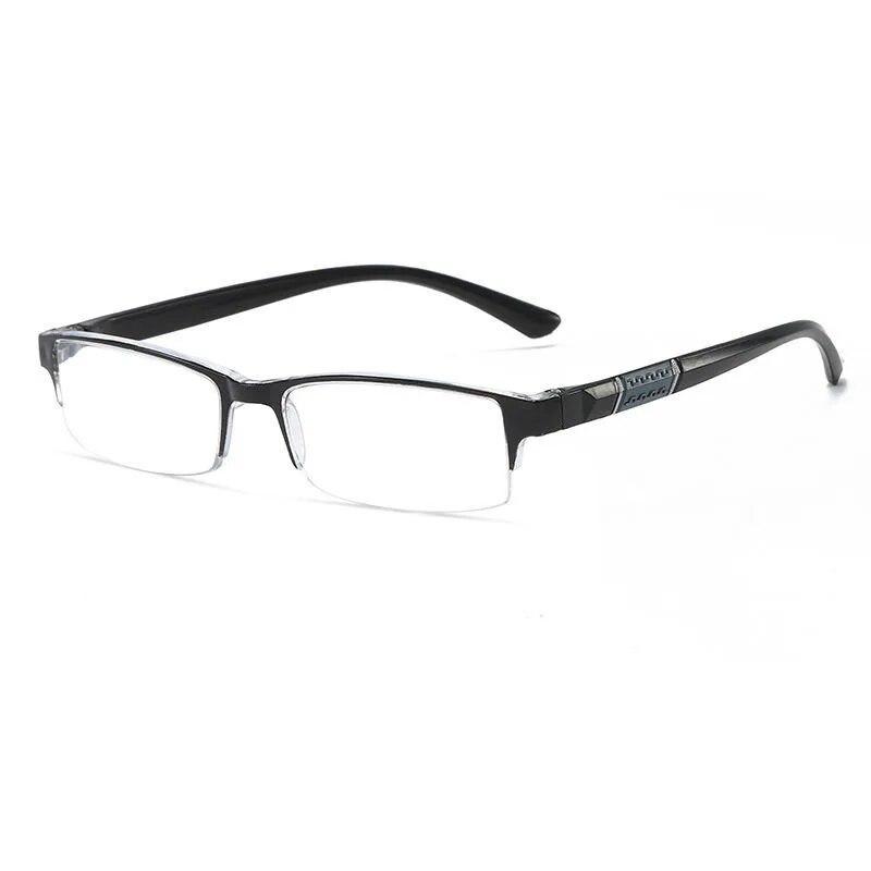

Reading Glasses Men Women High Quality Half-frame Diopter Glasses Business Male Presbyopic Eyeglasses +1.0 1.5 2.0 2.5 3.0 3.5 4 2.0