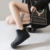Rain Shoes Women's Fashion Outer Wear Water Shoes Waterproof and Non-slip Soft Sole Kitchen Short Rubber Shoes Rain Boots Batch