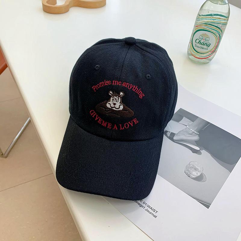 Peaked Cap Children's Embroidery Shows the Face Small Versatile Baseball Cap Men's Spring and Summer Casual Visor Tide