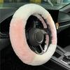 1PC Plush Car Steering Wheel Cover for Winter Warmth and Antifreeze. Car Steering Wheel Handle Cover for Fashionable
