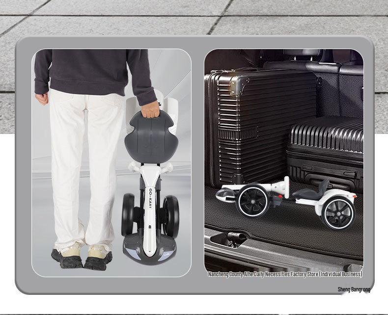 Foldable Electric Go-Kart for Kids, Ages 2-6 – Portable, No Assembly Required