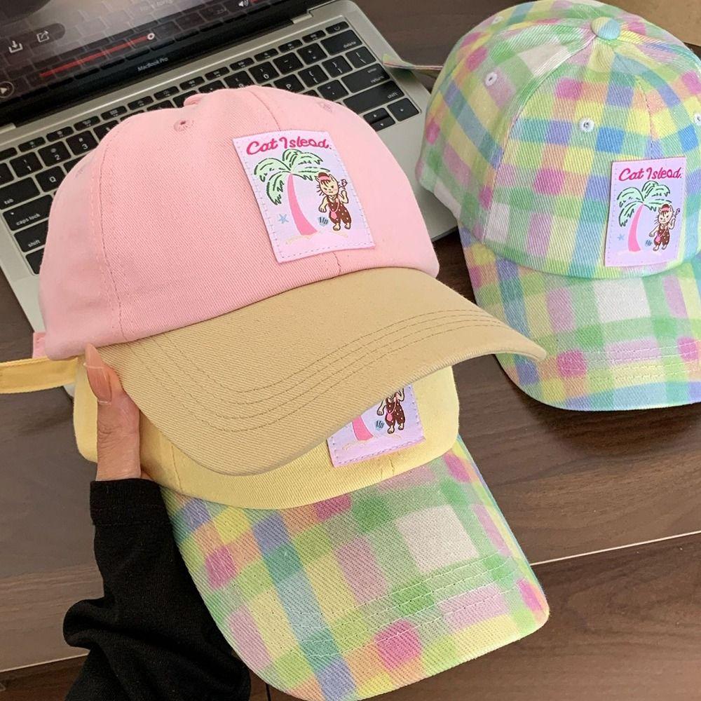 Embroidery Baseball Hat Spring Summer Snapback Cap Trendy Peaked Cap  Teenagers