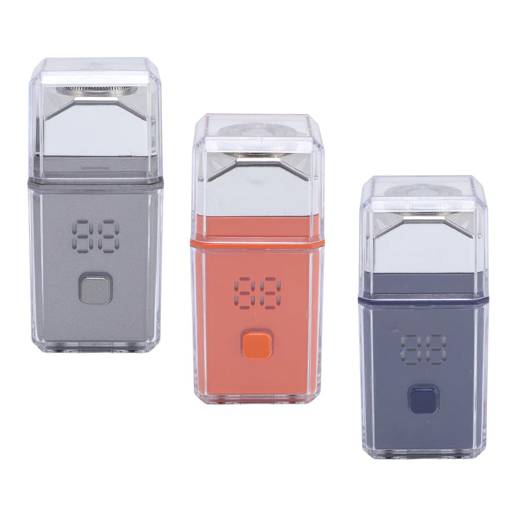 Portable Electric Beard Trimmer for Men Water Proof Digital Display Pocket Beard Trimmer for Travel