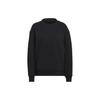 Originals Solid Color Zipper Decorated Round Neck Long Sleeve Sweatshirt Jacket Women Sweatshirts Black HF7428