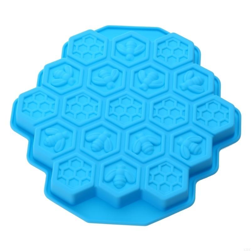 

19 Holes Honeycomb Shaped Fondant Moulds Cake Cupcake Decorating Tool Silicone Chocolate Mold Candy Mould Soap Molds X3UC China Mainland
