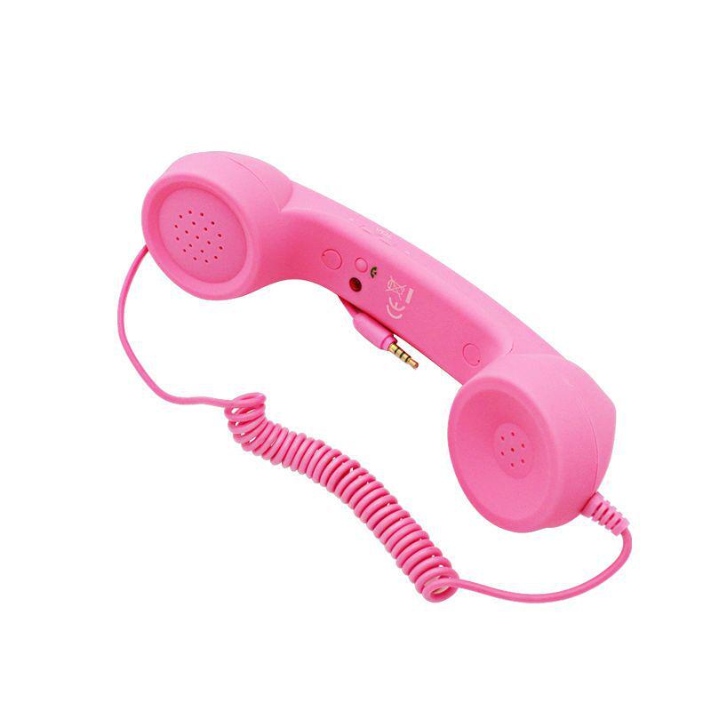 Retro Anti-Radiation Mobile Handset for Pregnant Women: Fashionable and Cool Phone Microphone