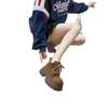 Temperament thick-soled Martin boots women's new autumn lace-up short boots small height-increasing boots
