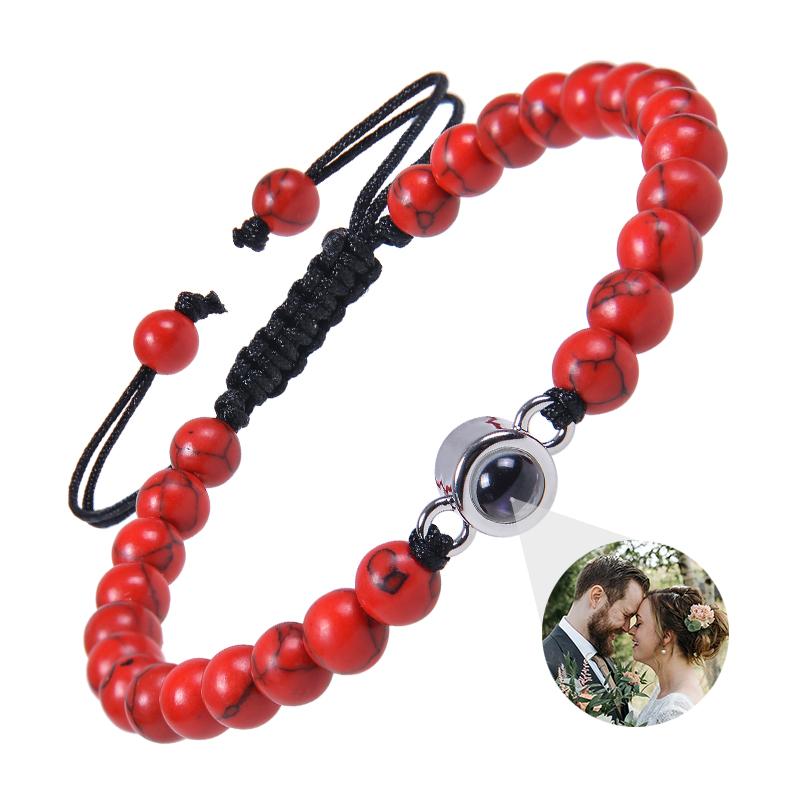 Individuelles Armband mit Bild innen Personalisierte Projektionsarmbänder mit Fotos Armband mit Foto Personalisierte Gedenkgeschenke