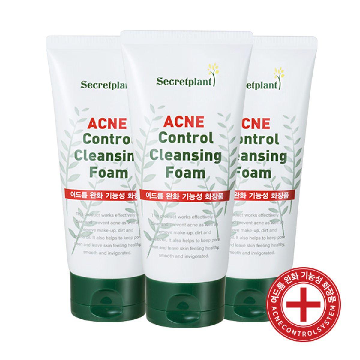 Tea Tree Control Acne Cleansing Foam [Pack of 3]