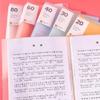 A 4 Clear Test Papers Organizers 80 Pages File Folder Large Capacity Storage Folder Document Bag