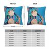 Pillow Cover Urusei Yatsura Anime Custom Cushion Cover Novelty Pillow Case For Office Car Home Decorative Pillowcases