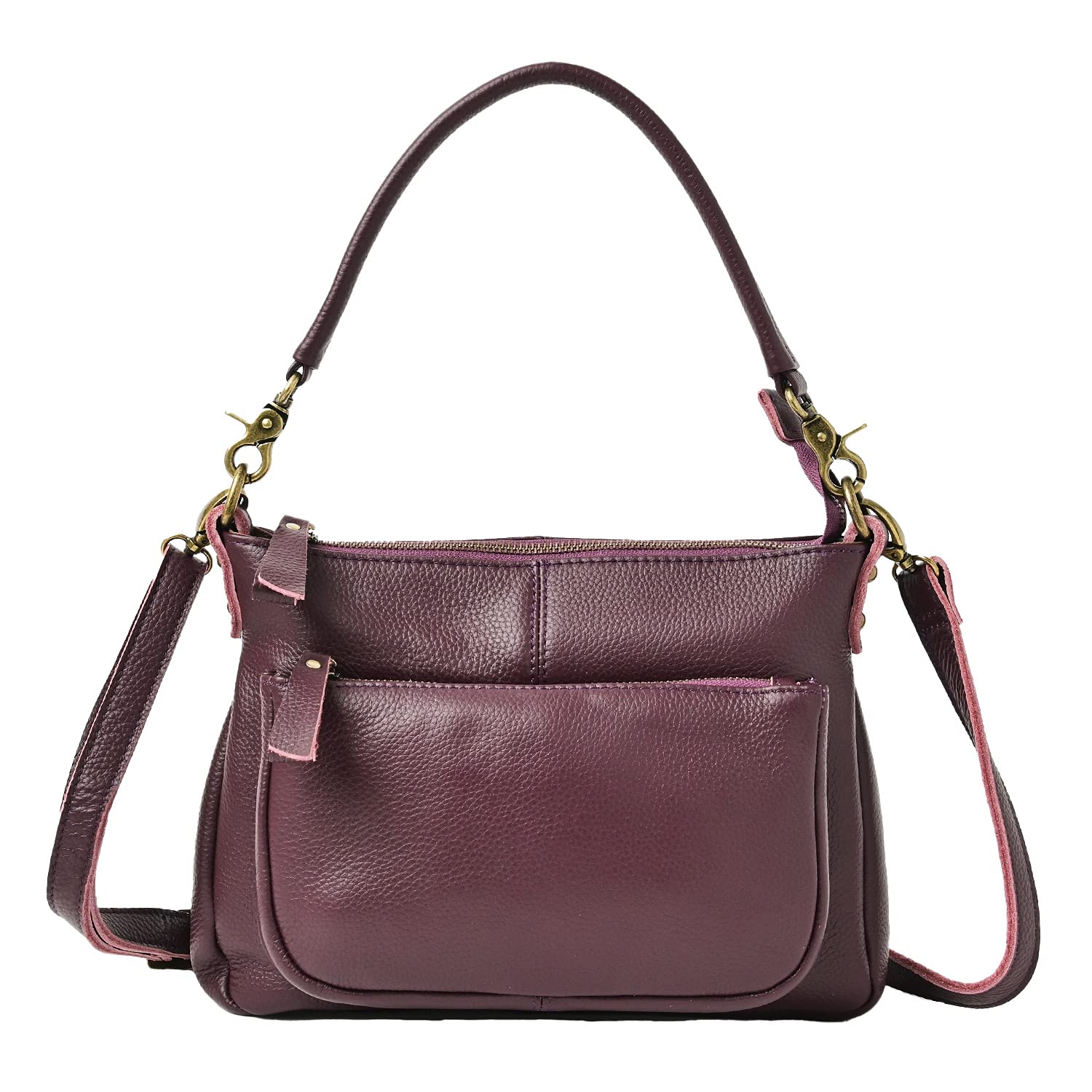

Сумка через плечо из натуральной кожи Crossbody Leather Handbag 2WAY Ariel Purple [Notre Favorie] Женская (Золотое оборудование) фиолетовый