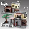 Battlefield Military House Architecture Building Blocks City Street View Construction Bricks Toy Christmas Gift for Kids
