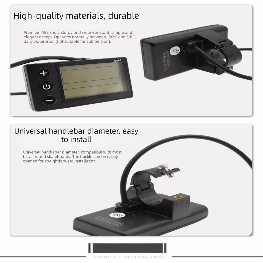24V 36V 48V Electric Bike LCD Display Electric Bicycle LCD Display  Electric Bicycle