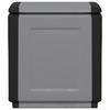Vidaxl Garden Box, 54X53X57 Cm, 130 L, Dark Gray-Black