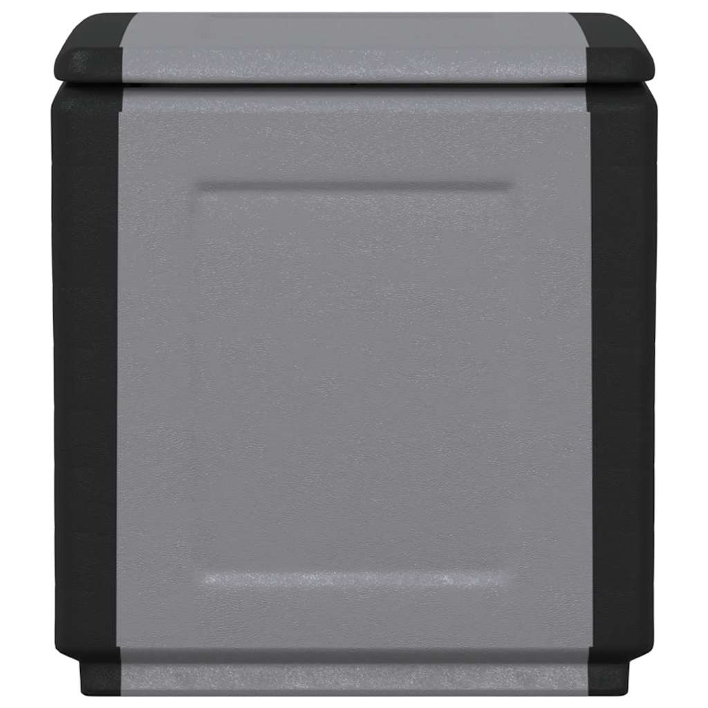 Vidaxl Garden Box, 54X53X57 Cm, 130 L, Dark Gray-Black