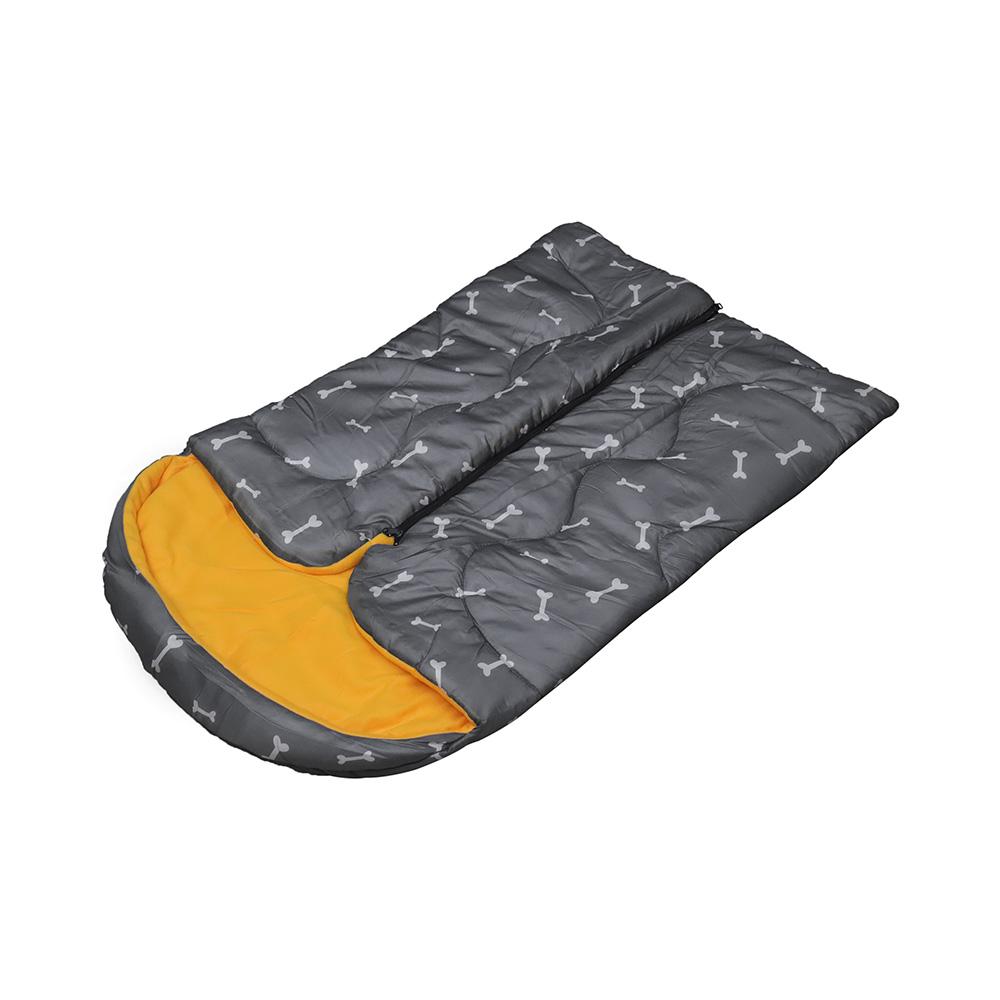 

Кровать для собаки с костяным узором, уличный спальный мешок, коврик для кошки, коврик для питомца для кемпинга, дорожная подушка, принадлежности