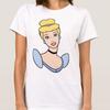 Cinderella Animation Summer TShirt Womens Clothing Casual Loose Comfortable Short Sleeve Unisex Women Cotton Comfortable and Soft