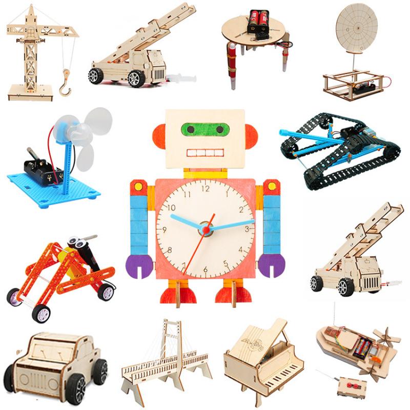 Stem Kids Science Physics Handmade Diy Kit Toy Experimental Materials For Student Classroom Project Paintable Gifts For Children
