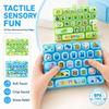 Cute 26  Keyboard Keychain 26 Grid Fidget Toy Funny Fingertip Button Keyring  Office Use