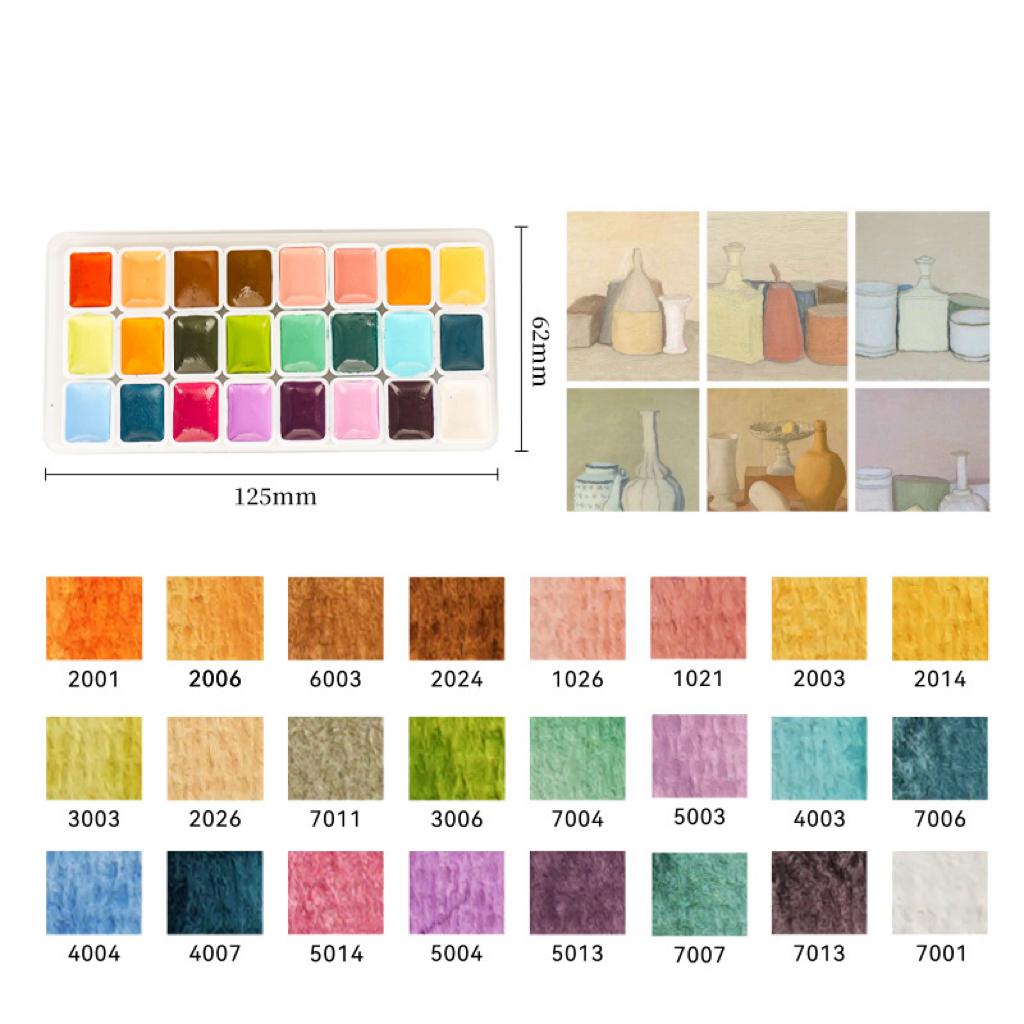 Artists Watercolors Paint Set 24/96/216 Colors 1ml Acuarela Professional Pigments Art Supplies, for Art Drawing Sketching