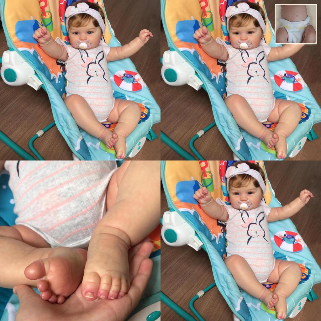 Silikon-Babypuppe Maddie Für Sammler Und Geschenkdisplays Mit Realistischen Merkmalen