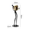 Abstract Character Statue Metal Handicraft Gold Balls Decorative Character Figurines Sculpture Home Decoration Accessories