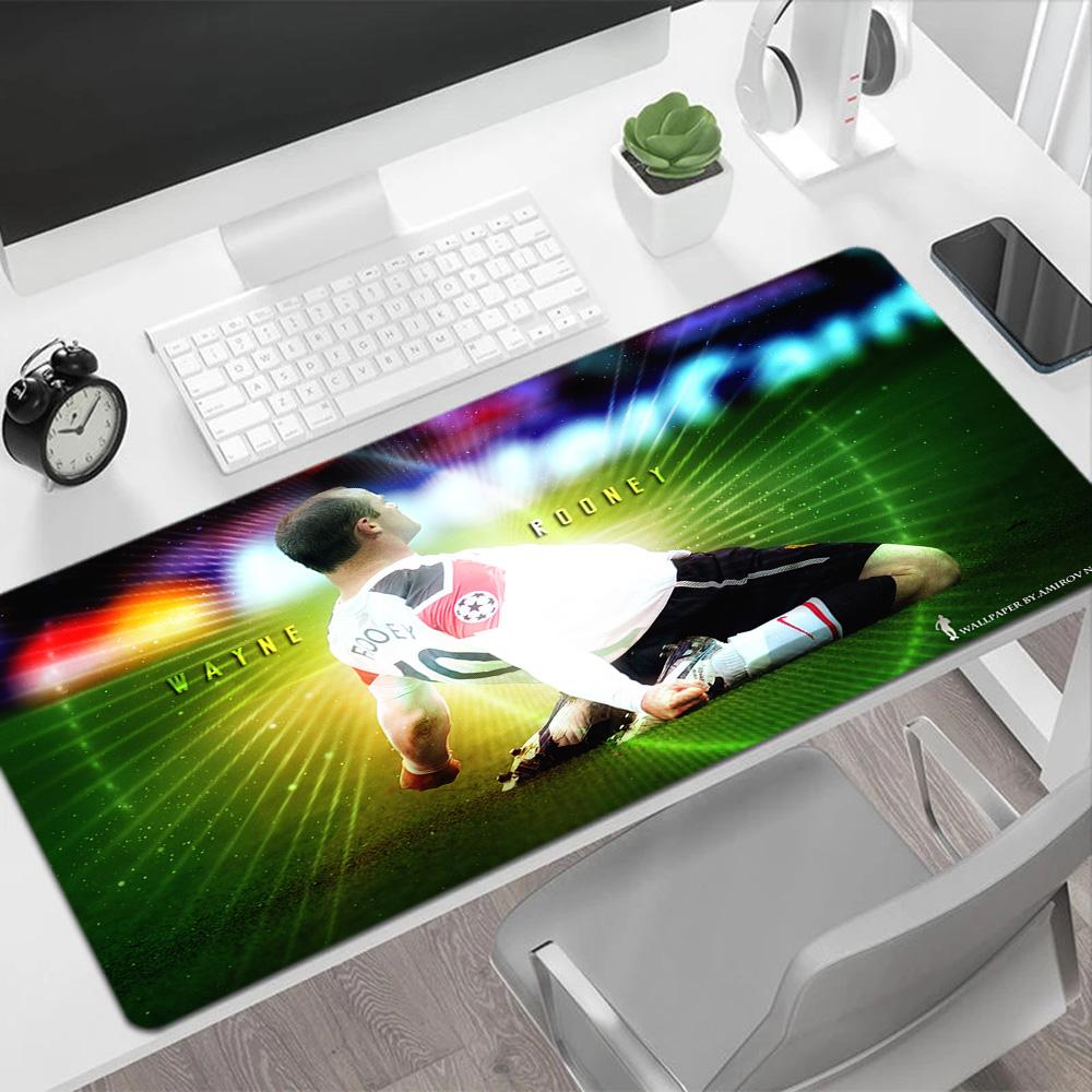 Goalkeeper Celebration Pose Large Mouse Pad Desk Mat Office Mouse Mats Non-Slip Rubber Bottom Perfect Gift for Gamers