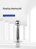 Stainless Steel Double Clamp Rotary Cleaning Ball Polisher 