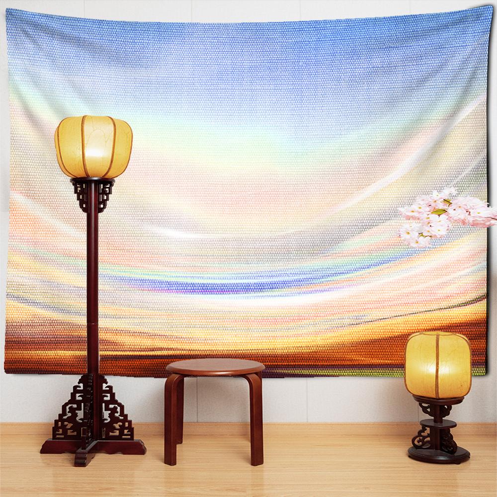 Vertigo Pictură în Ulei Linie Tapiserie Agățată de Perete în Stil Nordic Boem Artă Psihedelică Decor Cameră Cămin
