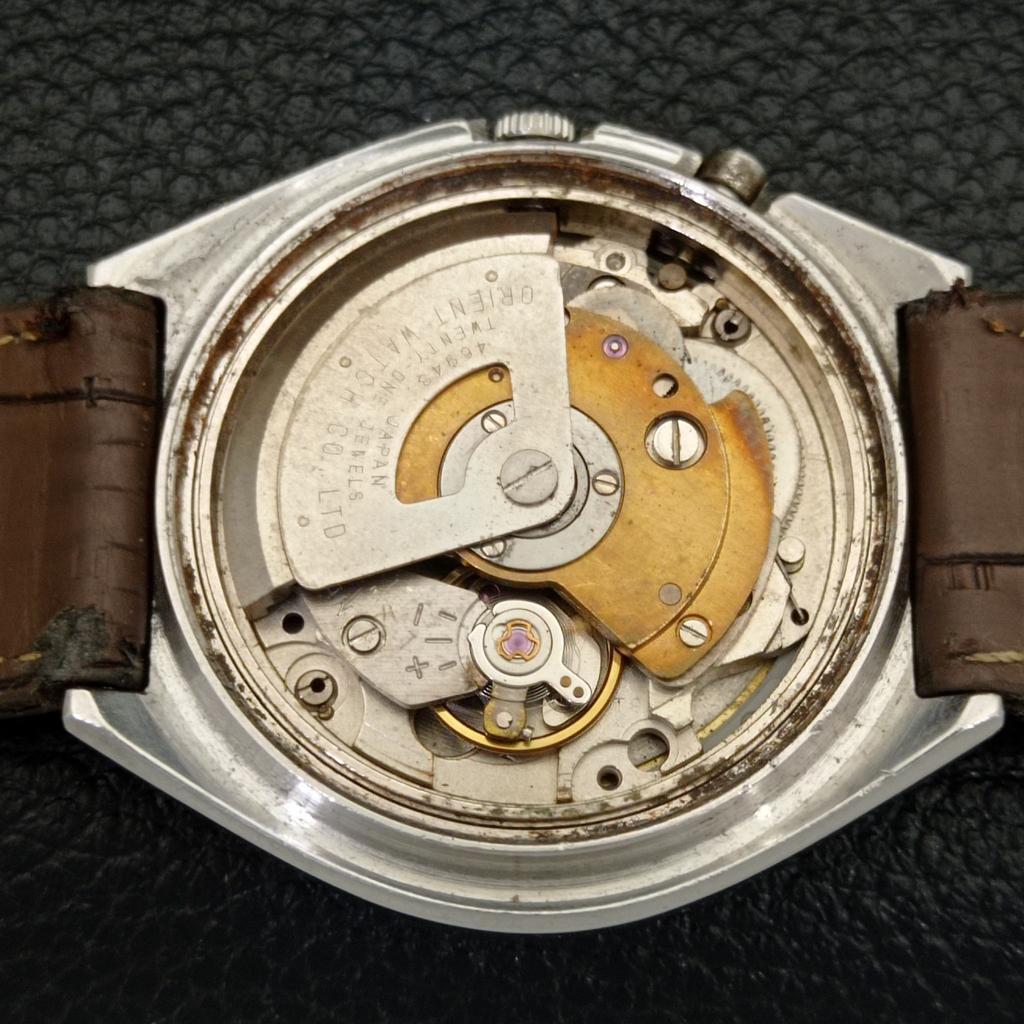 USED JAPAN ORIENT CRYSTAL 46943 AUTOMATIC MENS ORIGINAL DIAL WATCH a432880-2 R113-a432880