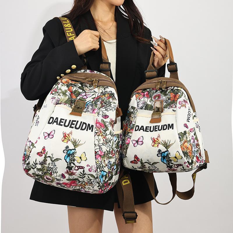Fashion Women's Bags, Foreign Style, Light Travel Backpack, Women's Literary and Ethnic Style, Leisure, Outdoor Commuter Travel Bags