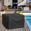 Generic Poolside Float Storage Organizer Cover, Outdoor Waterproof Rattan Caddy Cover, All Round Protective Cover for Wicker Patio Pool Float Holder