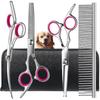 Hunde-Pflegescheren-Set Mit Sicherheits-Rundspitze, Professionelles Hunde-Pflegescheren-Set Aus Edelstahl Für Langes Und Kurzes Haar Von Hunden, Katzen, Haustieren