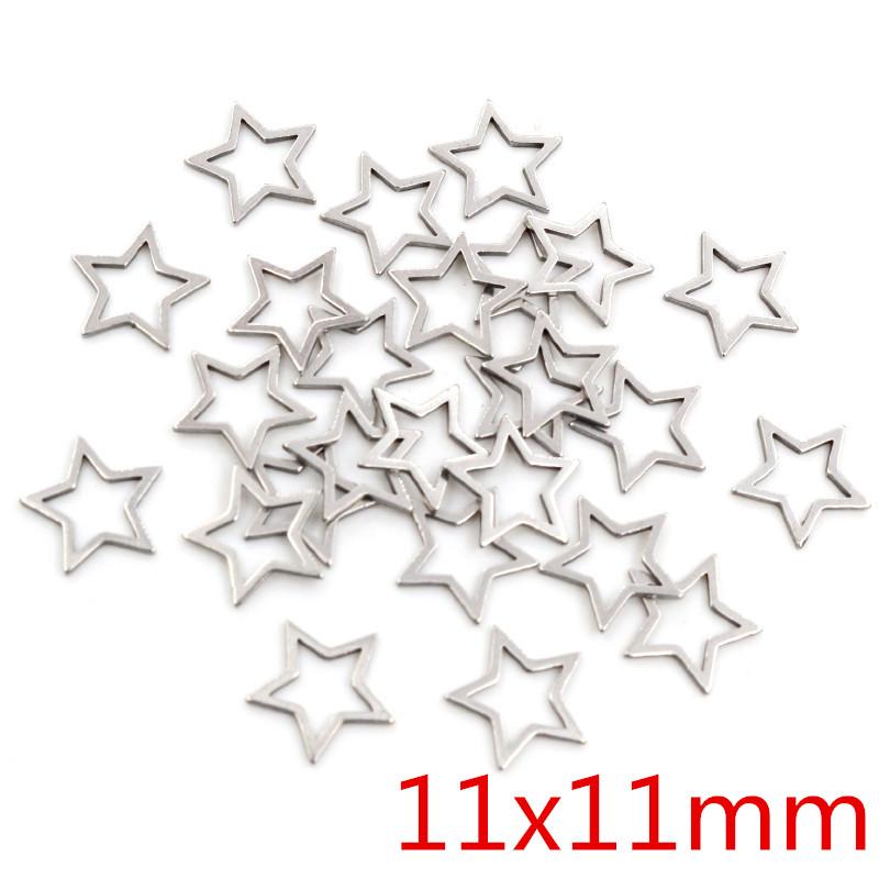 

20pcs/lot 316 Stainless Steel Charms Gold Plated Moon Star Heart Small Pendant Charms DIY Jewelry Necklace Findings Accessories