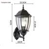 European Antique Modern Minimalist Waterproof LED Outdoor Wall Light for Courtyard and Landscape
