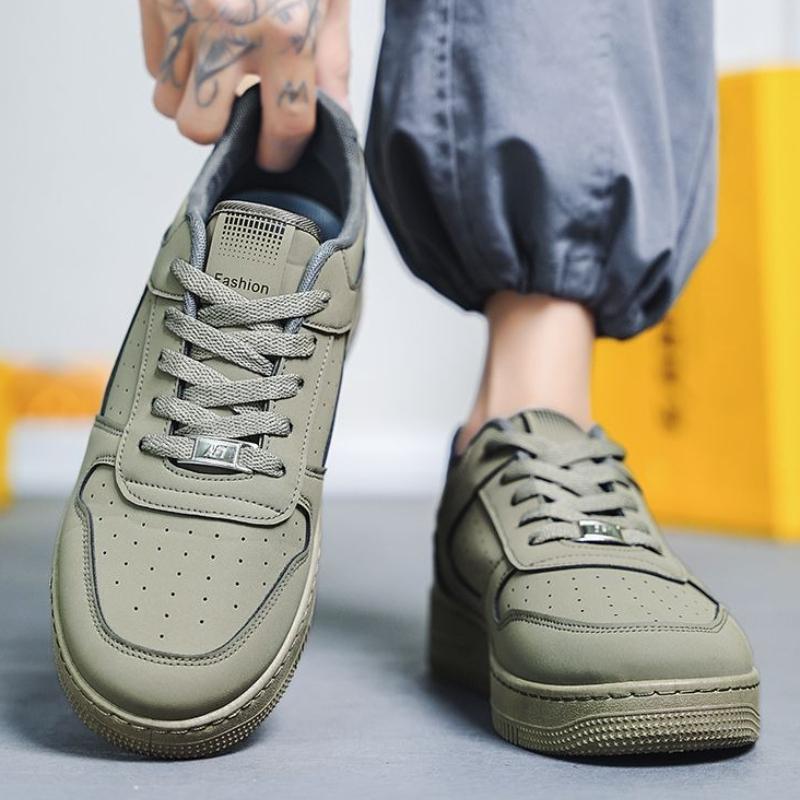 Male Shoe Soft Solid Color Round Toe Men's Casual Shoes Wear to Work Cheap Liquidation Designer Luxury Non-leather Sale Sneakers
