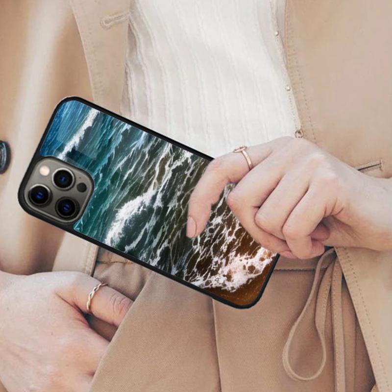 

Beach Magnetic Phone Case For APPLE iPhone 17 Air 16 14 13 12 Pro Max 15 Plus Wireless Charge With MagSafe Cover iPhone 14