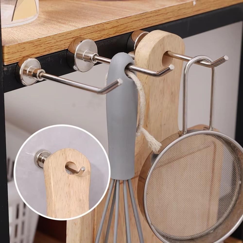 1/5PCS Punch-free Key Hanger Wall-mounted Wall Hanging Magnet Racks  Kitchen Bathroom Accessories
