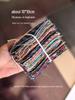 30-100 Pieces Hand-Dyed Pure Cotton Coarse Cloth Set | Handmade DIY Fabric
