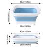 Foot Basin Basin For Soaking Feet 168 Massage Convex Points Foldable Anti-Slip Bucket Large Size For Hotel Car Cleaning Men