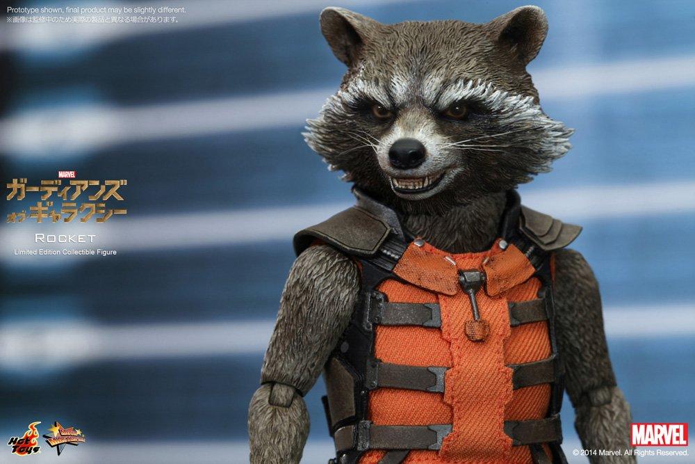 Hot Toys Movie Masterpiece Guardians of the Galaxy Rocket Scale Painted Action Figure 1/6