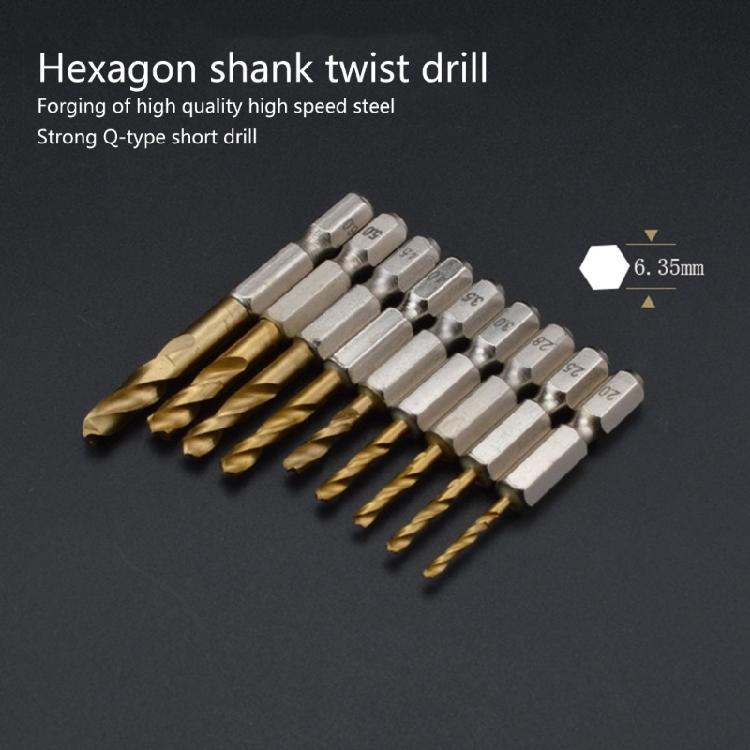Professional Hex Shank HSS Twist Drill Bits for Mechanical Maintenance Cutter