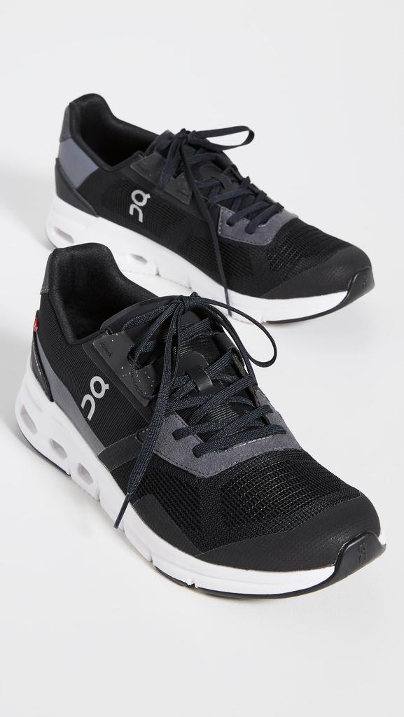 On Cloudrift Running Size cm Shoes, Black/White, Women's, 23.0