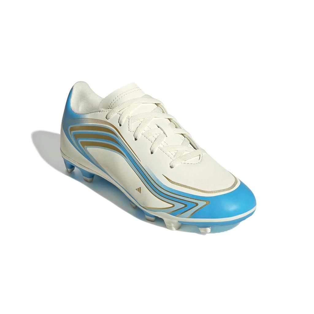 Kids Soccer Cleats adidas F50 Messi Club FXG Boys Girls Synthetic Upper Textile Lining ONS59