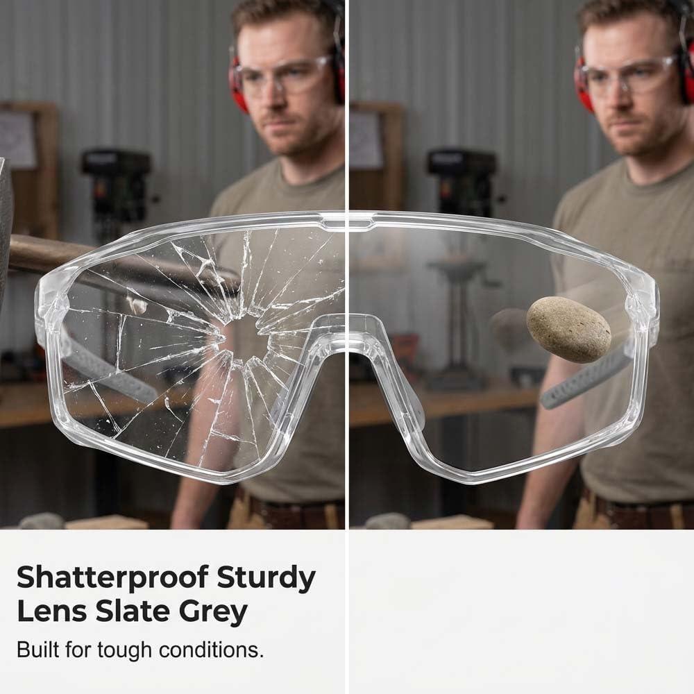 Photochromic Cycling Glasses for Men Women, UV400 Protective Sunglasses for Hiking Cycling, Lightweight Sports Sunglasses